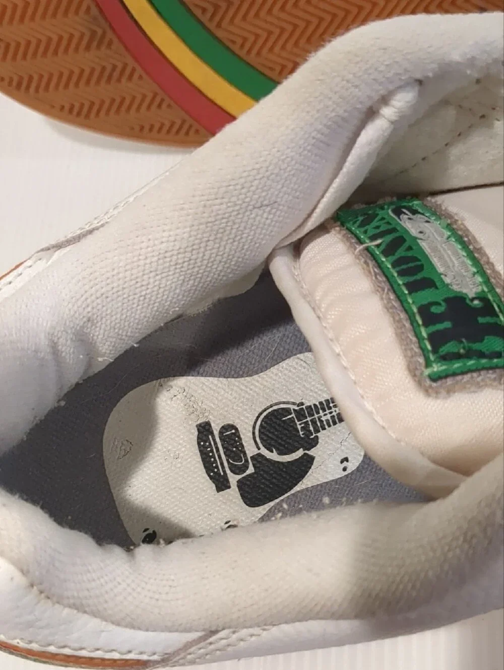 Rare Y2K Vintage Rasta Skate Shoe Sneakers.  Ipath x Nate Jones